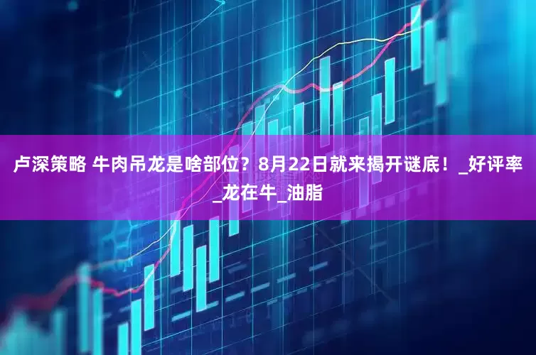 卢深策略 牛肉吊龙是啥部位？8月22日就来揭开谜底！_好评率_龙在牛_油脂